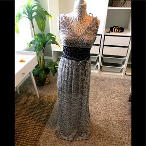 H&M black maxi summer dress